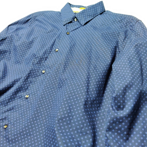 Denim & Flower Long Sleeve Button Up Shirt Large - Picture 3 of 7